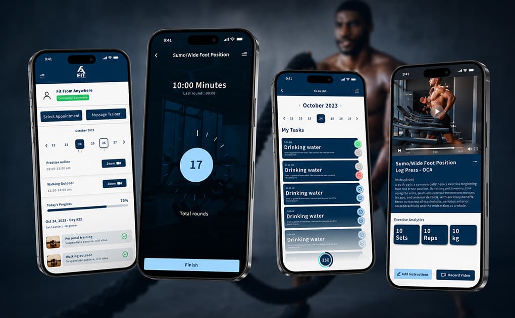The Fi from Anywhere app interface