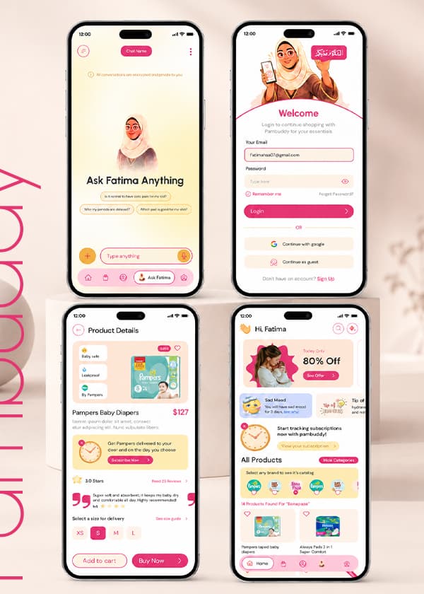 The Pambuddy app interface