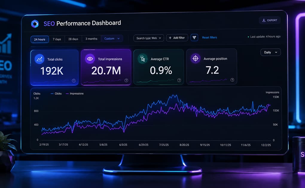 Search performance reporting