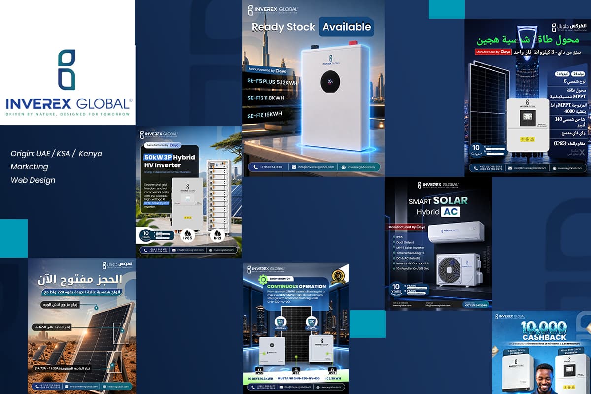 Social content produced for Inverex