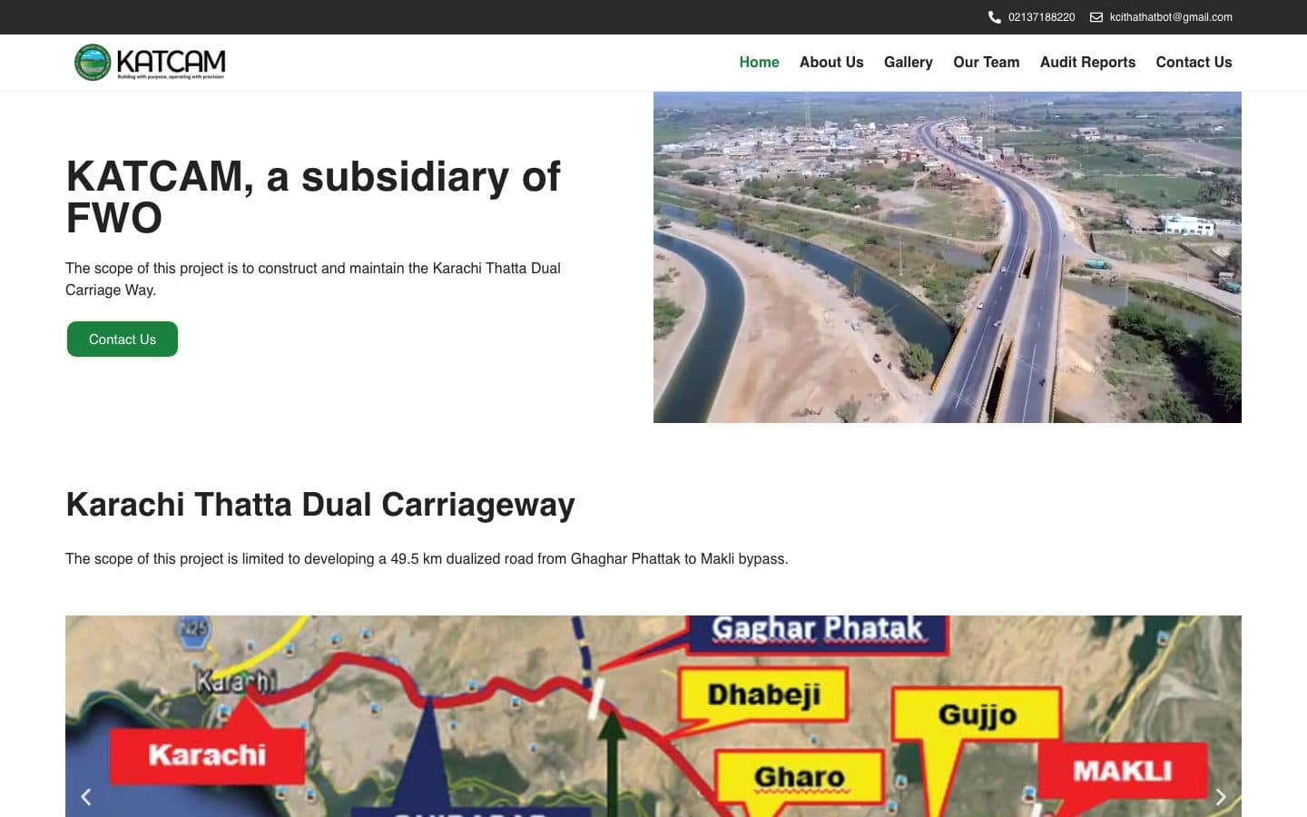 The KATCAM website