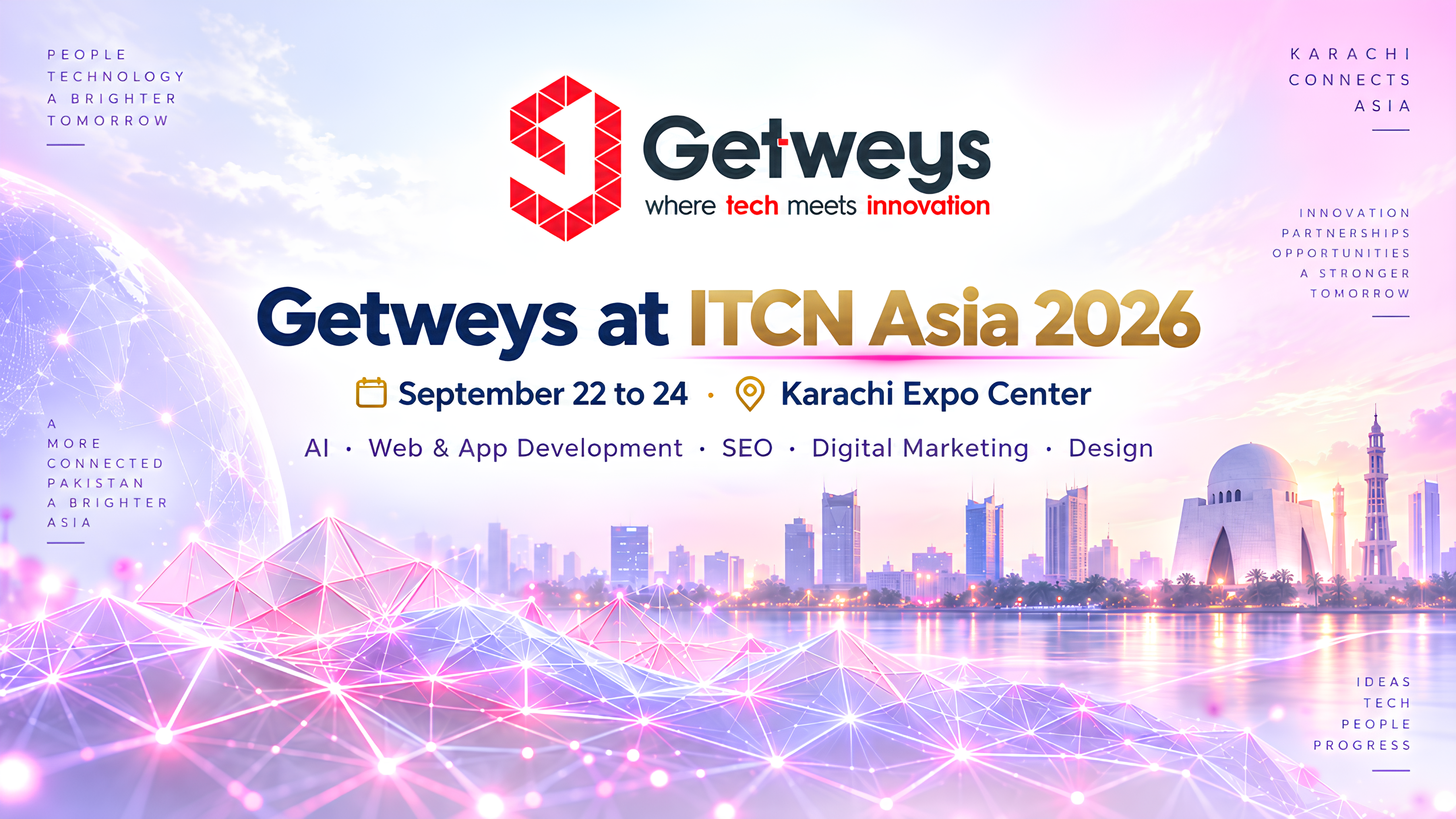 Getweys at ITCN Asia 2026 Meet Us in Karachi | Getweys
