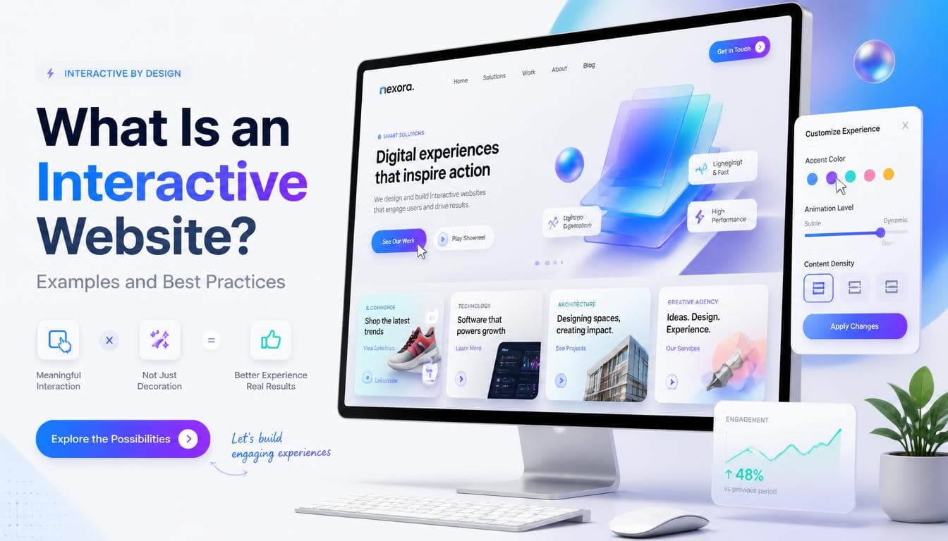 What Is an Interactive Website? Examples and Best Practices